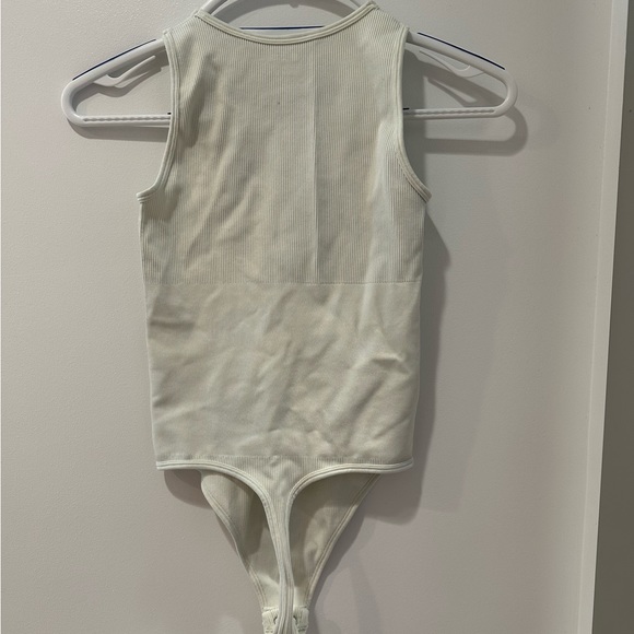 White Tank Bodysuit - Picture 3 of 3